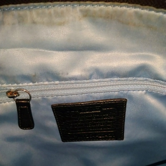 Coach Black Pebble Leather File Bag - Picture 7 of 7